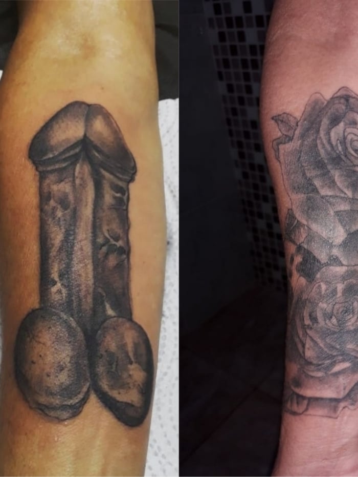 Neia teve que cobrir a tatuagem para arrumar serviço