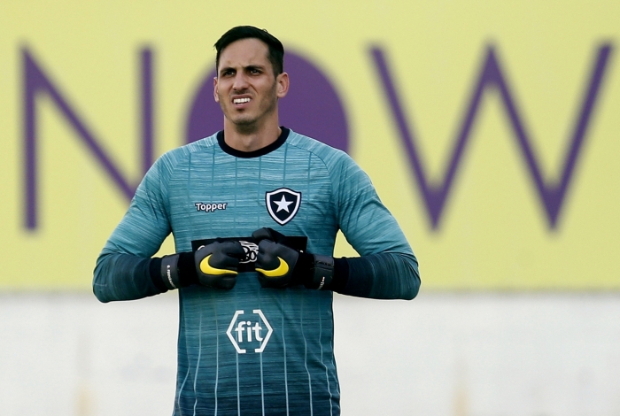 Gatito. Treino do Botafogo no Estadio Nilton Santos. 02 de Agosto de 2019, Rio de Janeiro, RJ, Brasil