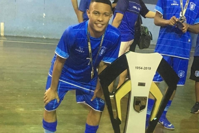 Gabriel, morto por bala perdida na Tijuca, era jogador de futsal no Olaria