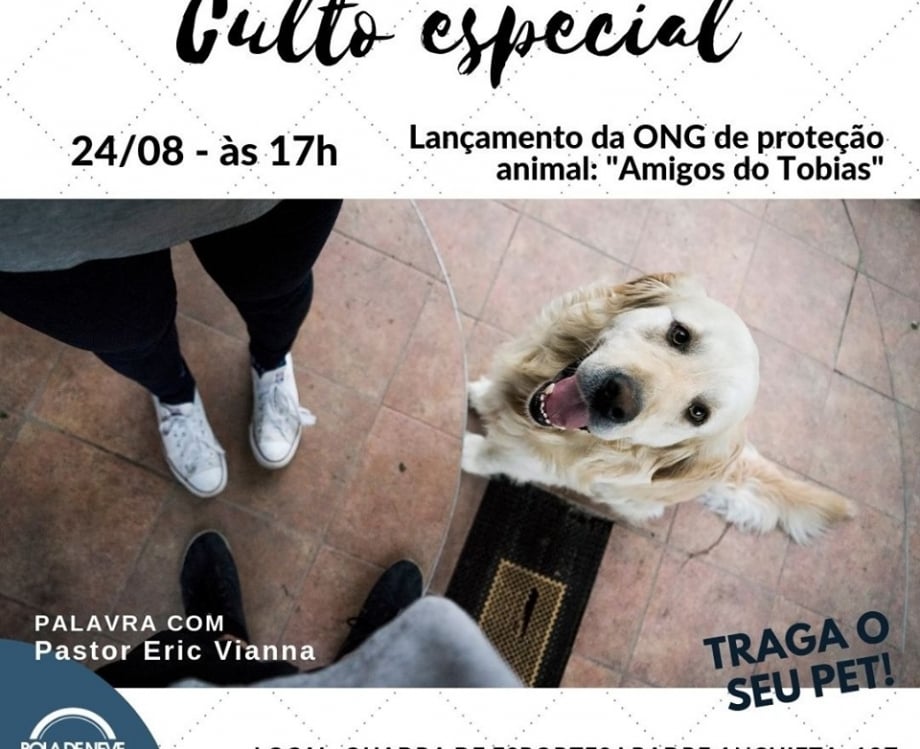 Iniciativa &eacute; para apoiar o lan&ccedil;amento de uma ONG de prote&ccedil;&atilde;o ao animal