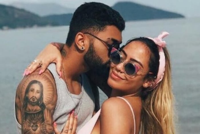 Gabigol e iRafaella Santos, rmã de Neymar, trocam mensagens carinhosas nas redes