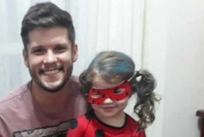 Marcos Gouvea e a filha Laura