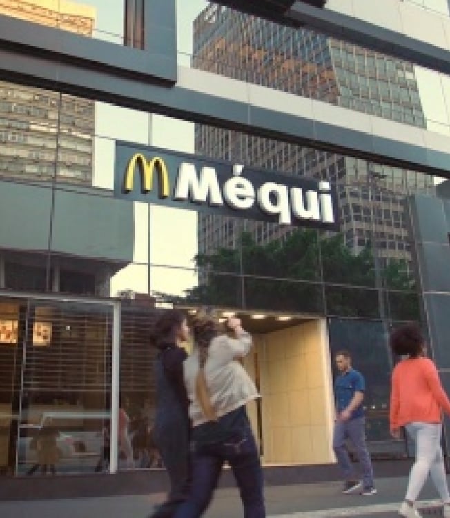 O McDonald's mudou a fachada de seus restaurantes

 - Divulgação