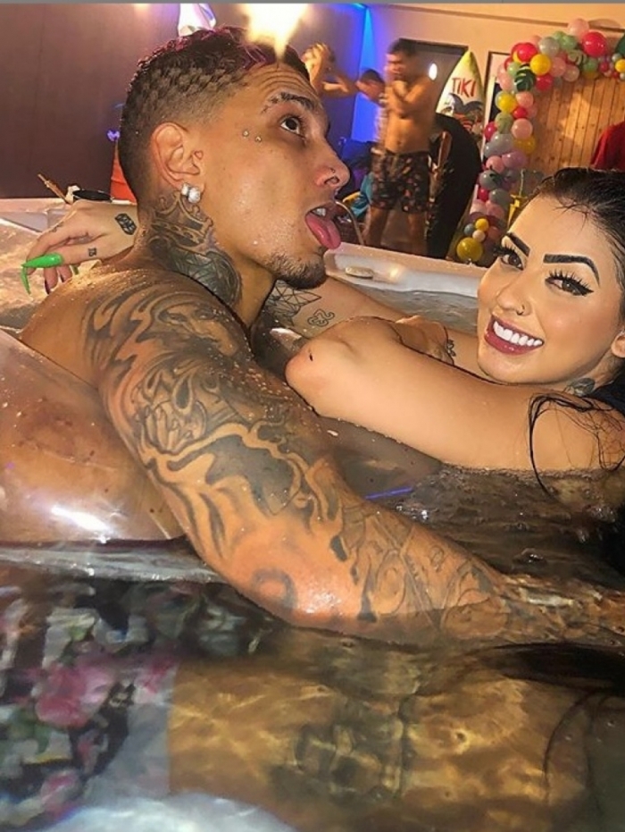 MC Mirella e o namorado