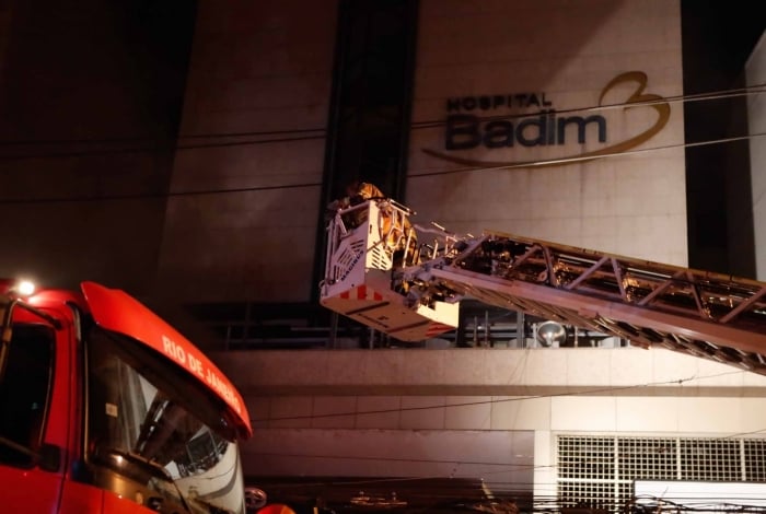 Rio, 12/09/2019, Incendio no Hospital Badim, Foto de Gilvan de Souza / Agencia O Dia