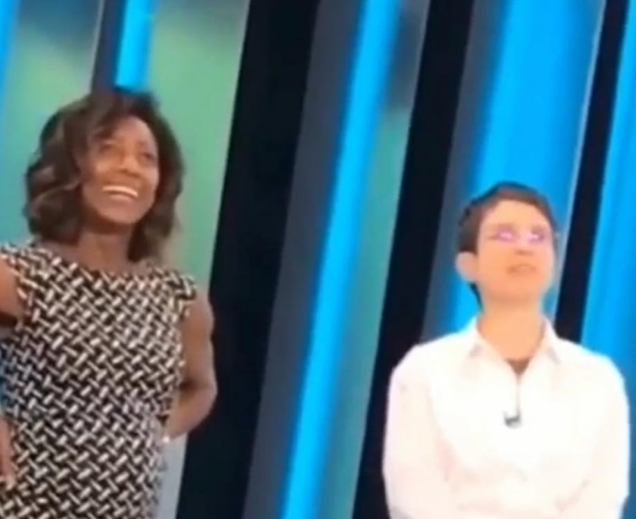 Sandra Annenberg e Gloria Maria na grava&ccedil;&atilde;o do 'Globo Rep&oacute;rter'