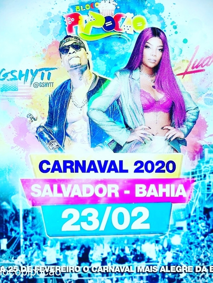 Ludmilla e Gshytt estarão no Carnaval de Salvador