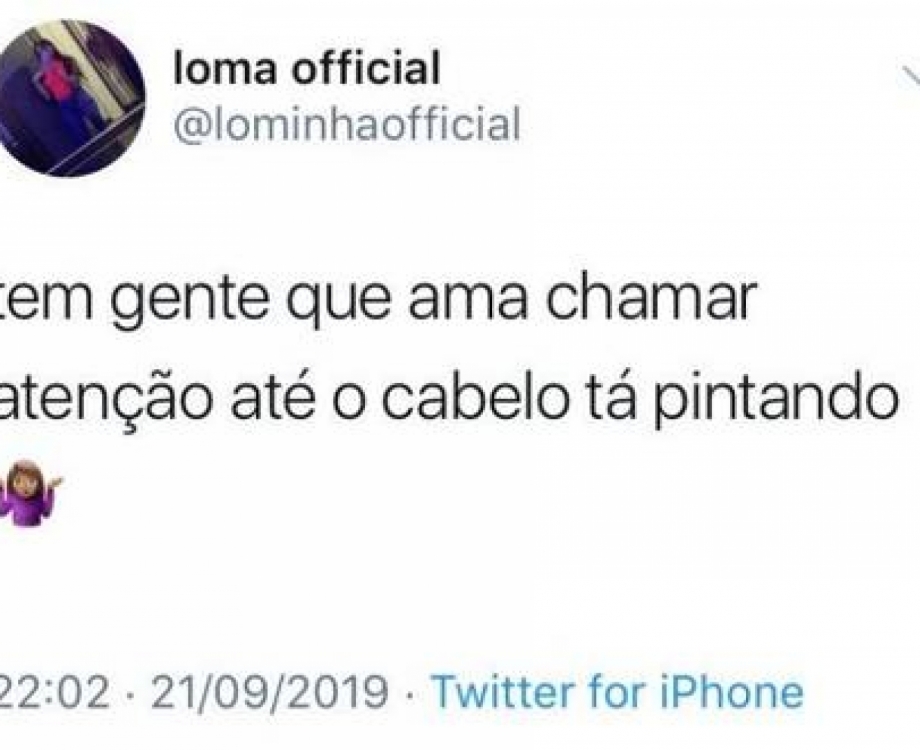 Loma disse que indireta foi para colega de escola