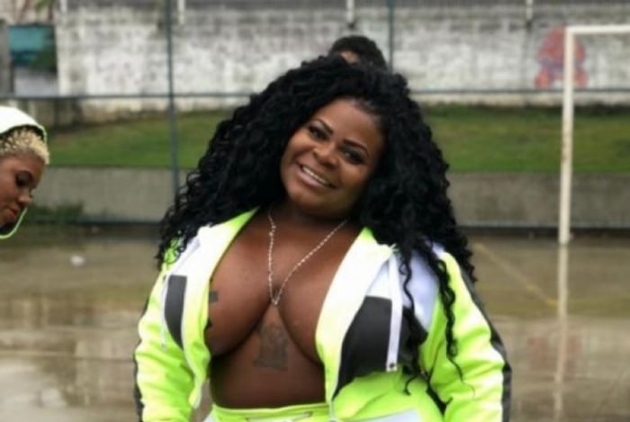 Jojo Todynho na gravação do clipe 'Mulher Não Bate Boca' 