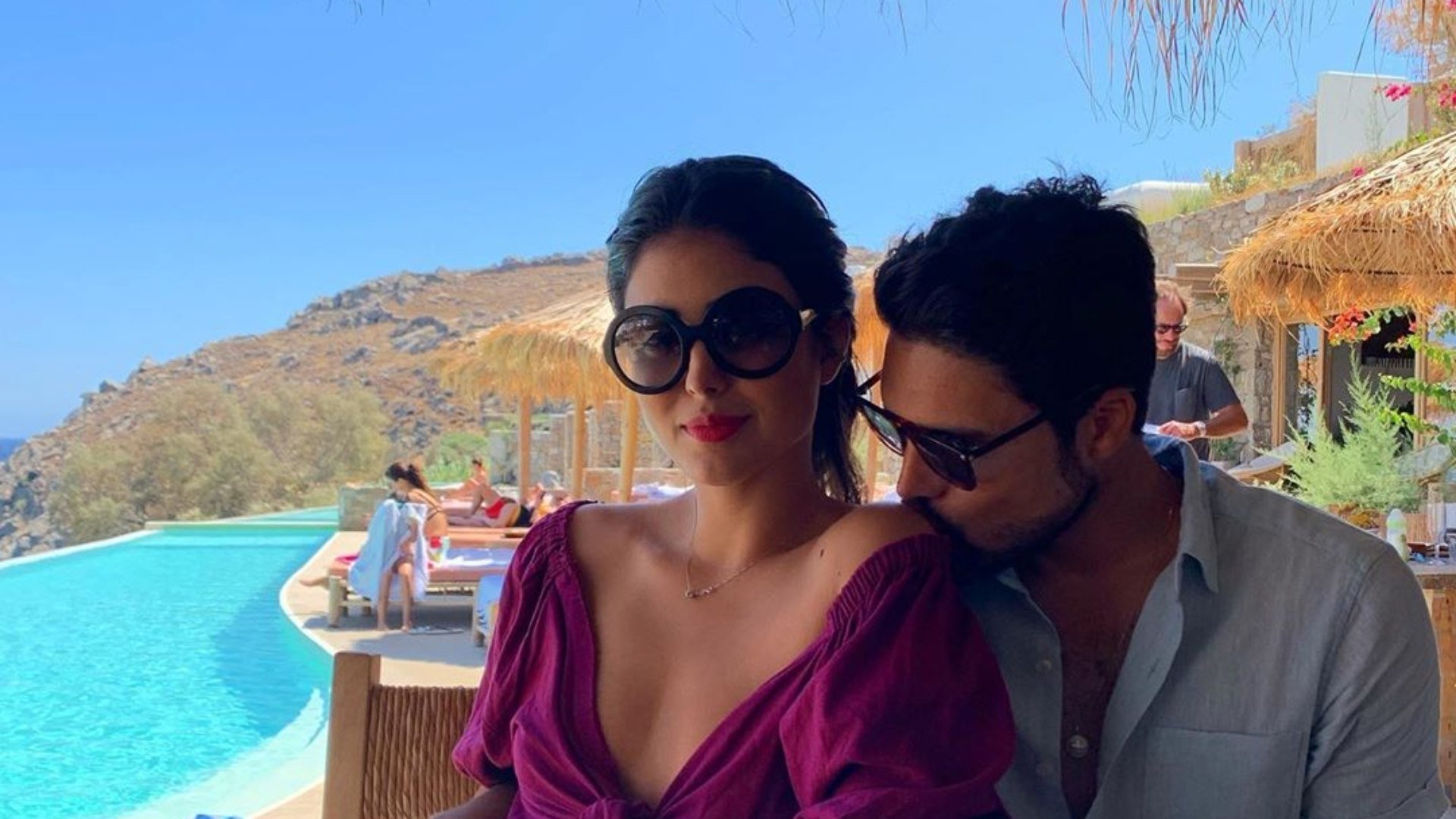 Let&iacute;cia Almeida com Bruno Daltro