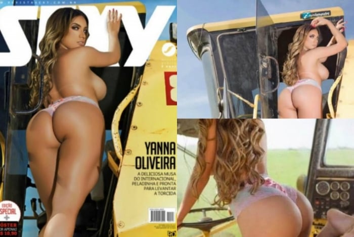 Musa do Inter, Yanna Oliveira é capa de edição especial da Sexy