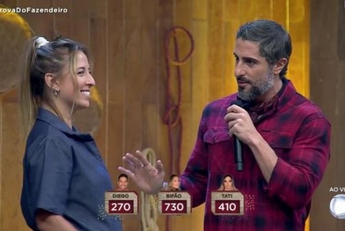 Bifão é a fazendeira da semana e manda Diego e Tati para roça