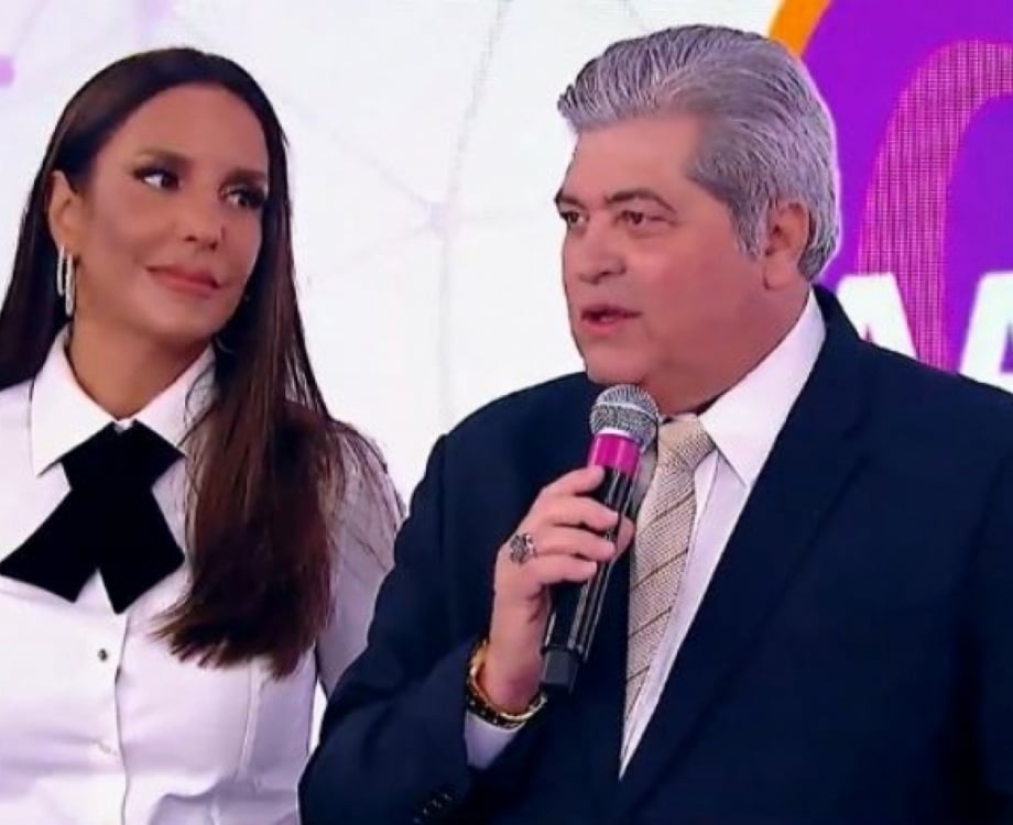 Datena e Ivete Sangalo foram apresentadores da abertura do Teleton no SBT