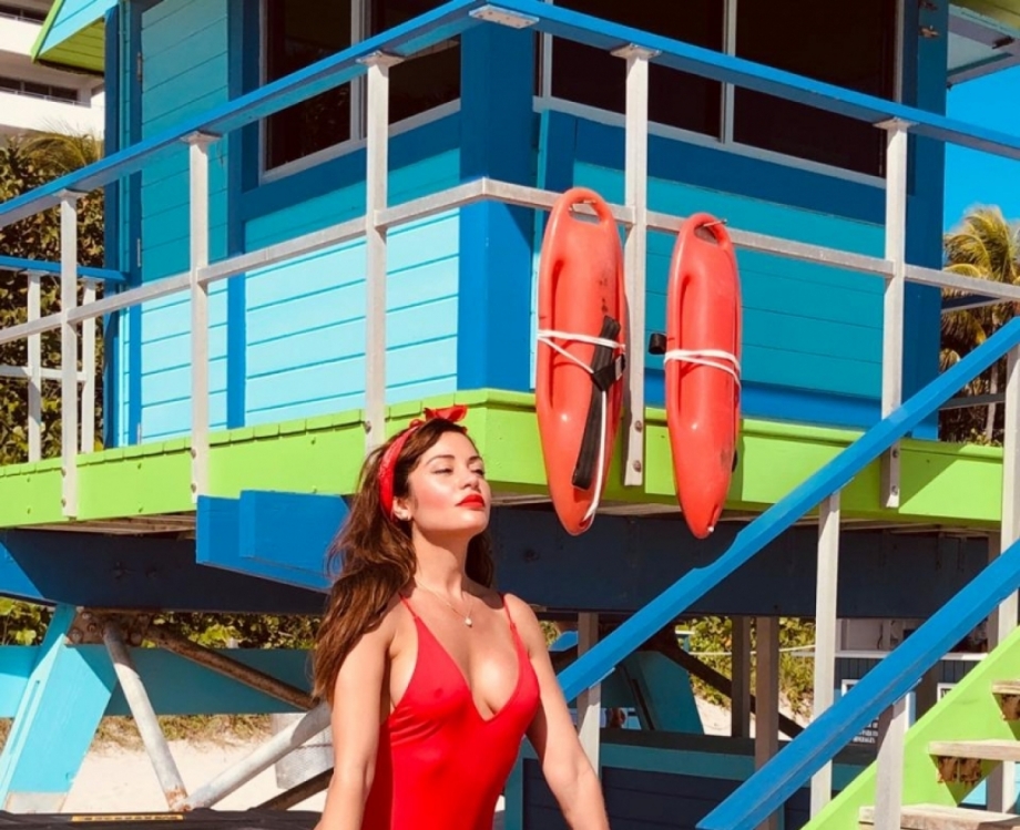 Maria Melilo está curtindo férias nos Estados Unidos