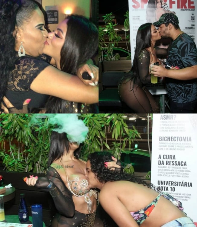 Stephanie Silveira realiza desejos de fÃ£s em lanÃ§amento de revista