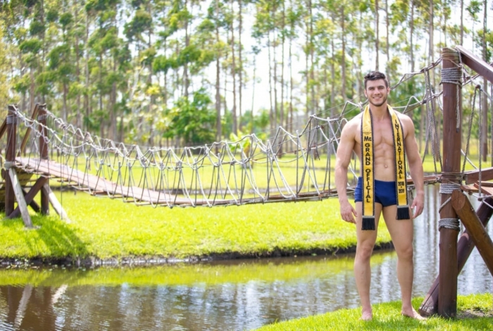 Brasileiro foi o primeiro policial militar a ser eleito Mister Brasil, também foi eleito em 2018 o homem mais bonito do mundo 