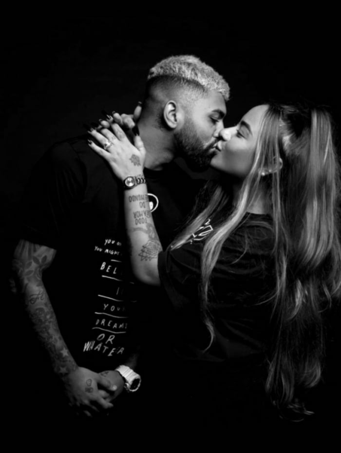 Gabigol e Rafaella Santos publicam fotos juntinhos