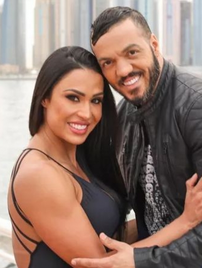 Gracyanne Barbosa e o marido, Belo 
