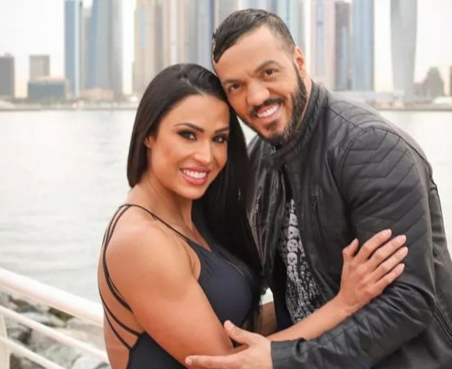 Gracyanne Barbosa e o marido, Belo 
