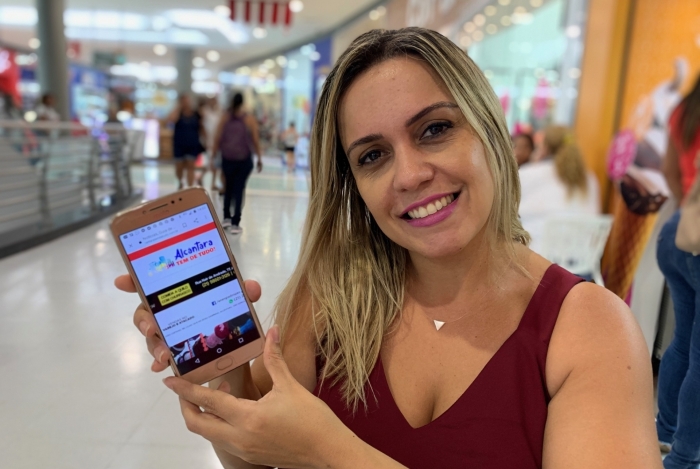 Sany Medeiros criou o portal 'Alcântara Tem de Tudo!' para divulgar produtos e serviços do bairro de São Gonçalo