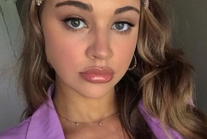 A australiana Erin Langmaid, 23 anos, não apresentou nenhum sinal de gravidez