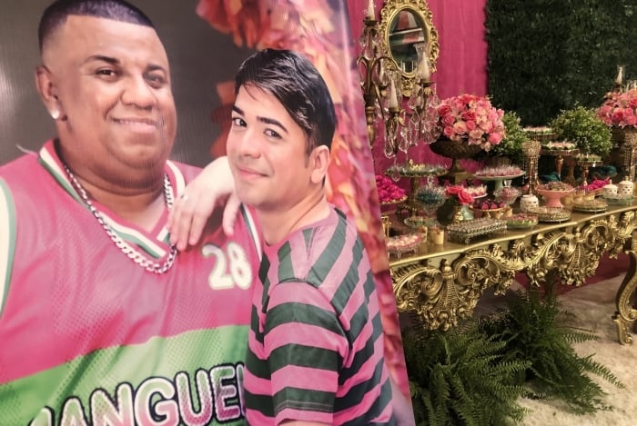 Thiago e Tom realizaram sonho de se casar onde se conheceram, na quadra da Mangueira