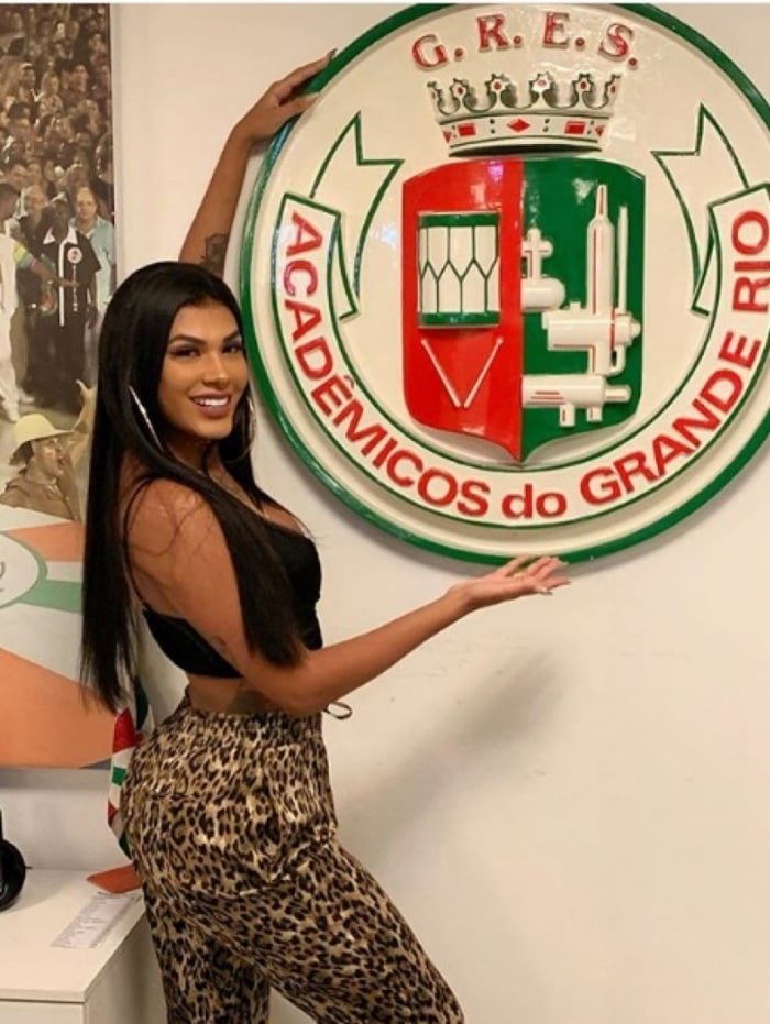 Pocah é a nova musa da Grande Rio