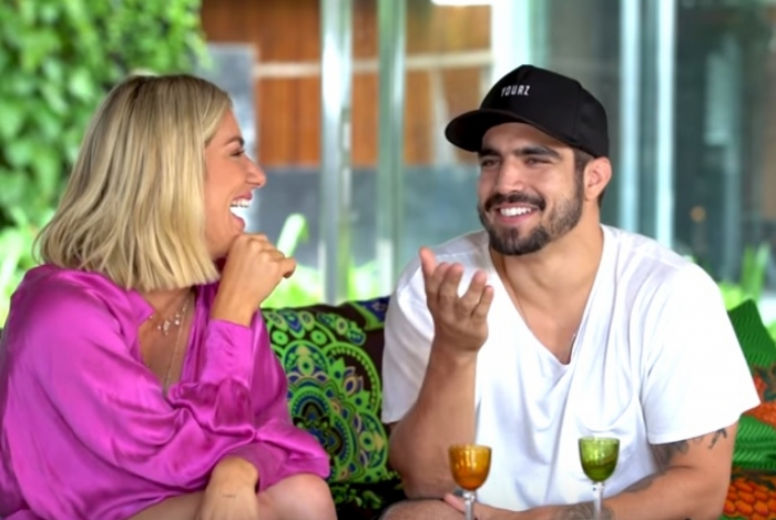 Caio Castro é entrevistado por Giovanna Ewbank