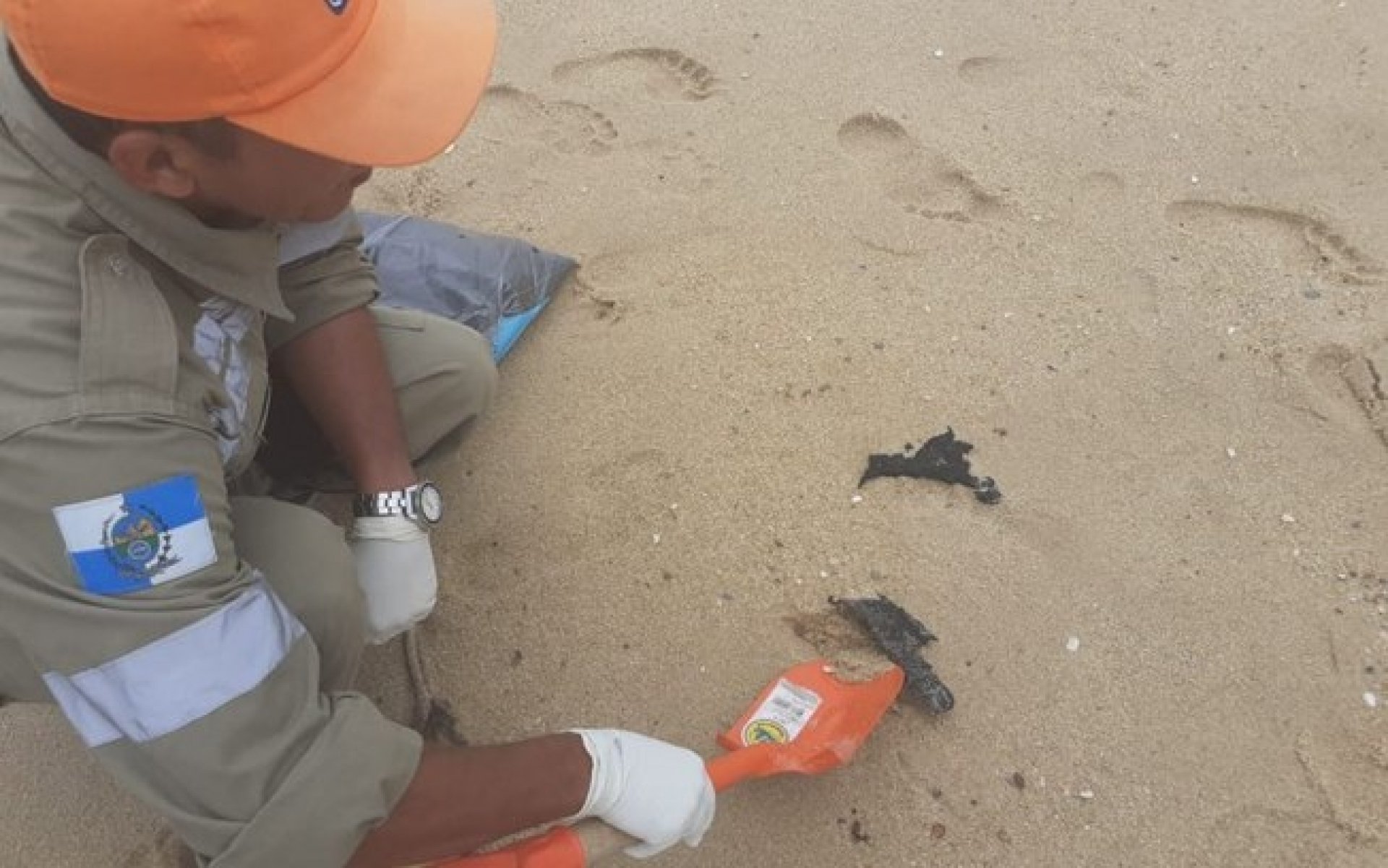 Perícia vai identificar se fragmento tem a mesma composição do óleo encontrado no Nordeste
