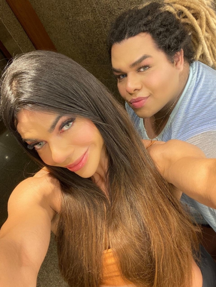 Lady Chokey e Suzy Cortez passam tarde juntas em São Paulo