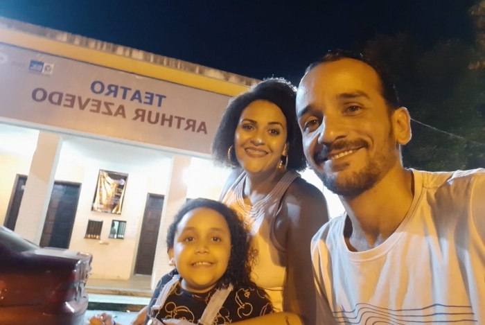 Caroline Sobrinho Souto, 30, e Vitor Martins da Cunha, 34, têm uma filha, Maria Rosa, de 9 anos