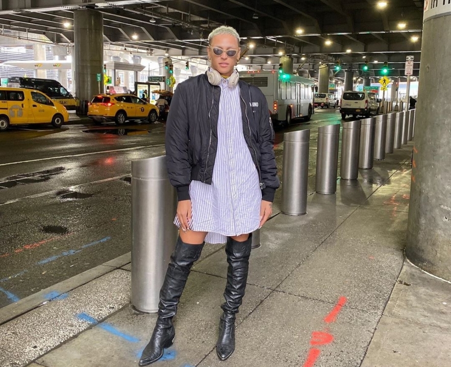 Pabllo Vittar desembarcou em Nova York na noite desta terça-feira