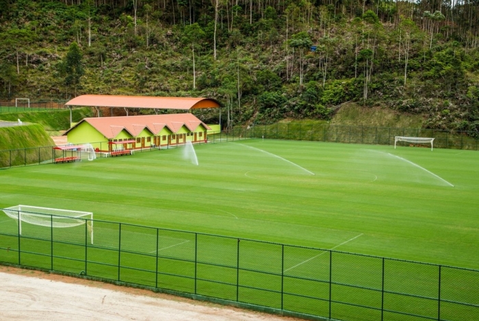 Campo do hotel fazenda China Park, local escolhido pelo Botafogo para realizar pré-temporada 