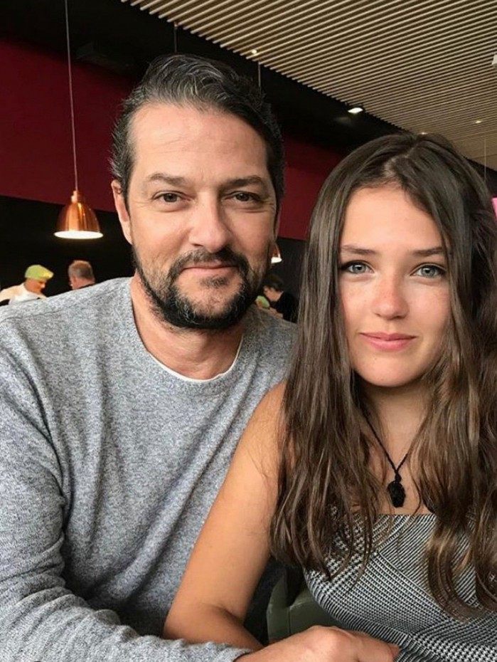 Marcelo Serrado e a filha, Catarina Serrado