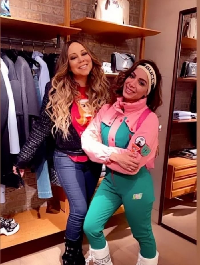 Anitta conhece Mariah Carey