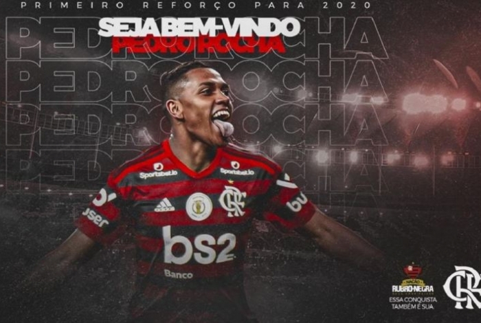 Flamengo anuncia contratação de Pedro Rocha para 2020