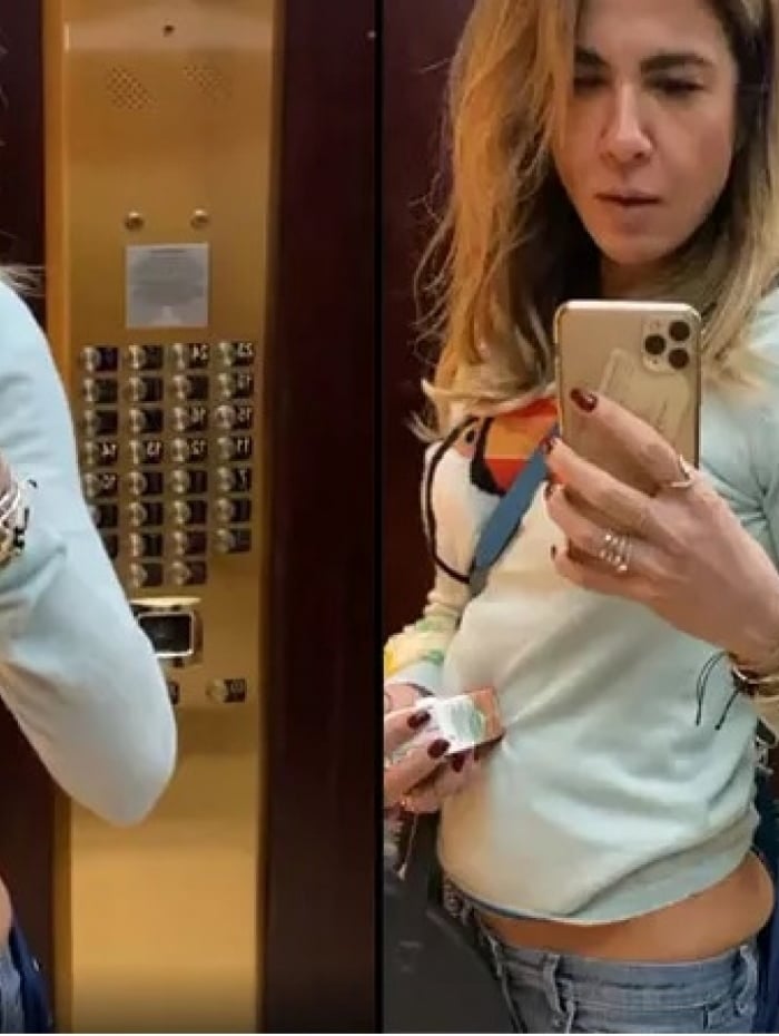 Luciana Gimenez se repreende por ter comido biscoito