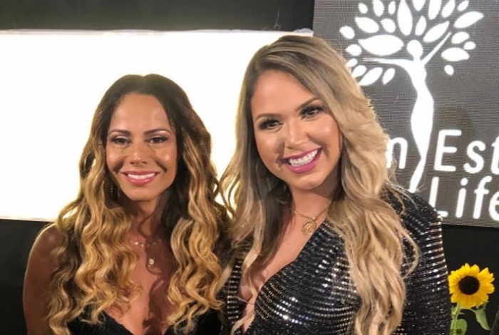 Viviane Araujo, Sheila Mello, o influencer Lucas Guimarães e a ex-Fazenda Thayse Teixeira participaram do lançamento da revista Camila, em Fortaleza, no Ceará