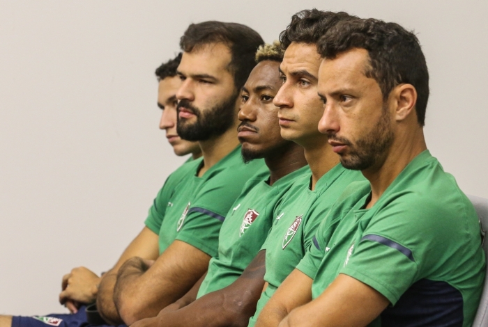 Rio de Janeiro - 08/01/2020 - CT do Fluminense..Fluminense se reapresenta e treina em tempo integral no CTCC..FOTO: LUCAS MERÇON / FLUMINENSE F.C.. ...IMPORTANTE: Imagem destinada a uso institucional e divulgação, seu .uso comercial está vetado incondicionalmente por seu autor e o .Fluminense Football Club.É obrigatório mencionar o nome do autor ou .usar a imagem....IMPORTANT: Image intended for institutional use and distribution. .Commercial use is prohibited unconditionally by its author and .Fluminense Football Club. It is mandatory to mention the name of the .author or use the image....IMPORTANTE: Imágen para uso solamente institucional y distribuición. .El uso comercial es prohibido por su autor y por el Fluminense .Football Club. És mandatório mencionar el nombre del autor ao usar .el imágen.