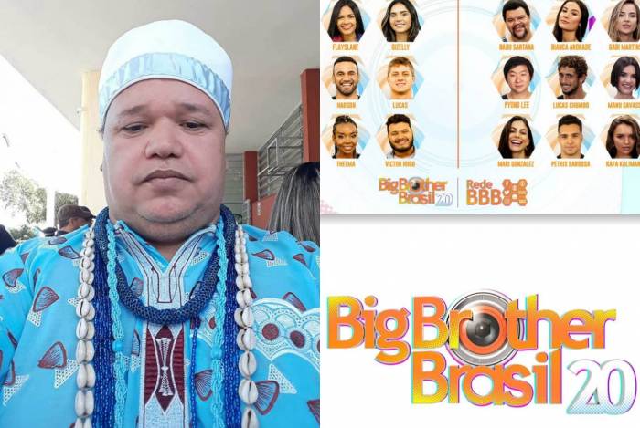 Bàbálórìsà Alessandro de Oxóssi e candidatos do BBB
