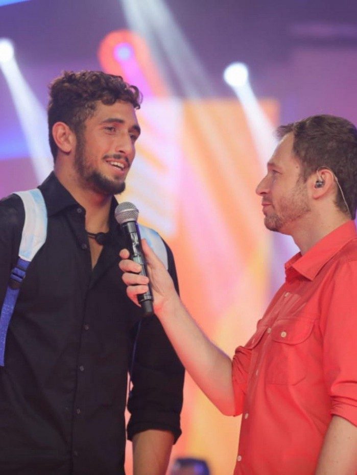 Lucas Chumbo e Tiago Leifert