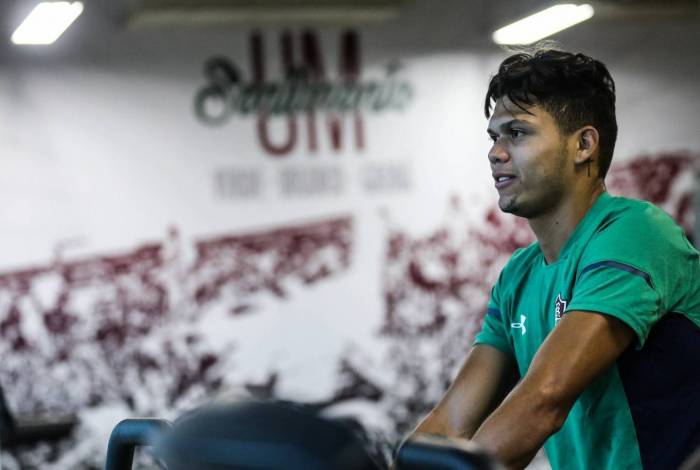 Evanilson entrou no decorrer do jogo e fez o gol do Tricolor no empate com o Unión La Calera, pela Sula