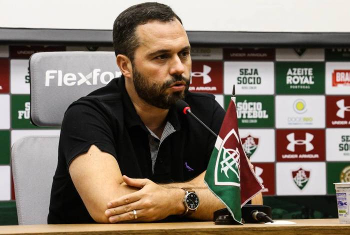 O presidente Mário Bittencourt