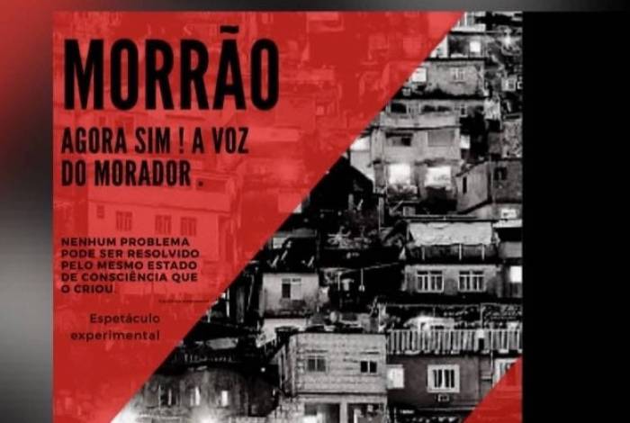 Cartaz da peça Morrão