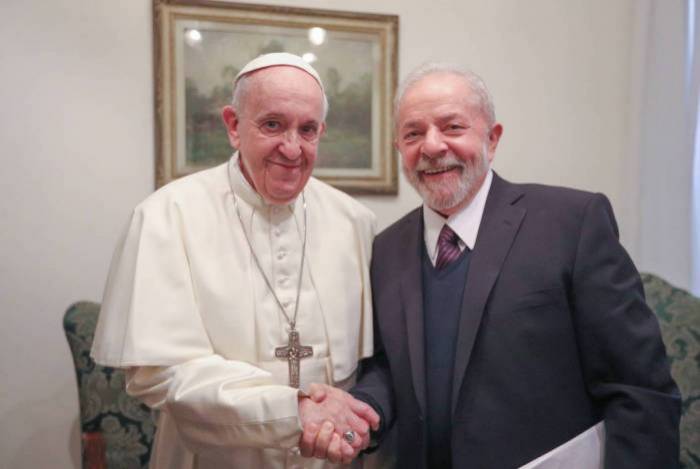 Lula encontra Papa Francisco - 