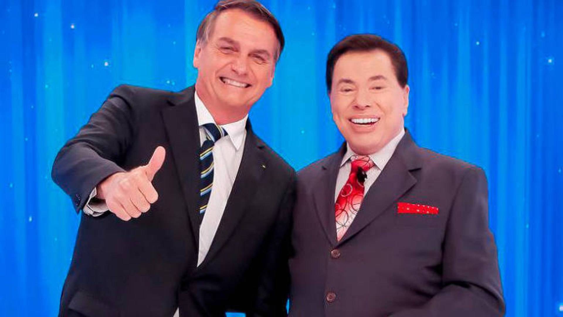 Jair Bolsonaro e Silvio Santos estão próximos e isso beneficia o SBT