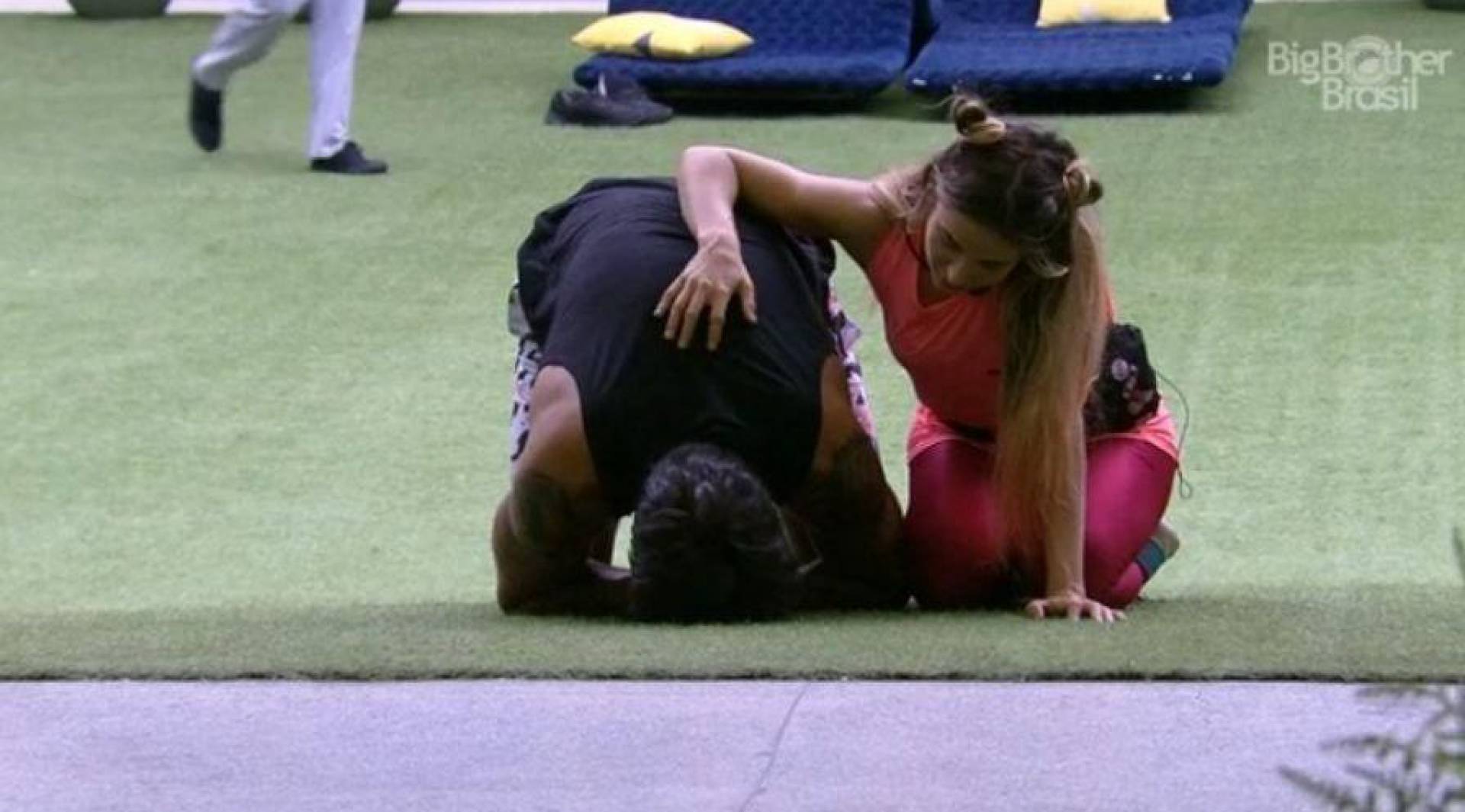 Guilherme se emociona após ganhar a Prova do Anjo