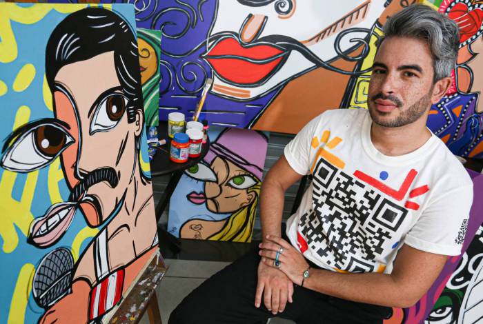 Diego Moura leva exposição que une pop, surrealismo e digitalismo para Niterói 