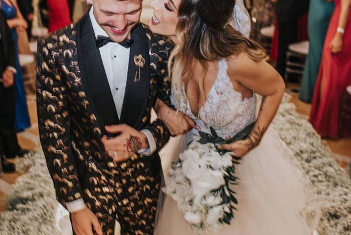 Gabi Brandt e Saulo Pôncio se separam após um ano de casados 
