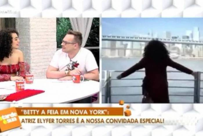 Desastre! Entrevista em ‘portunhol’ e gafes marcaram a passagem de Elyfer Torres pelo ‘A Tarde É Sua’